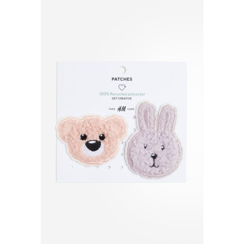 H&M 2-pack Animal-shaped Fleece Repair Patches