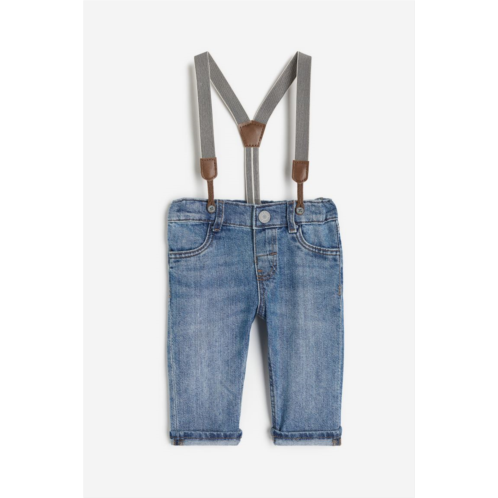 H&M Jeans with Suspenders
