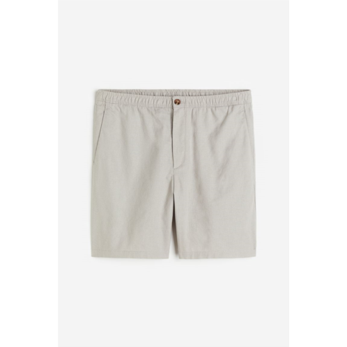 H&M Regular Fit Linen-blend Shorts