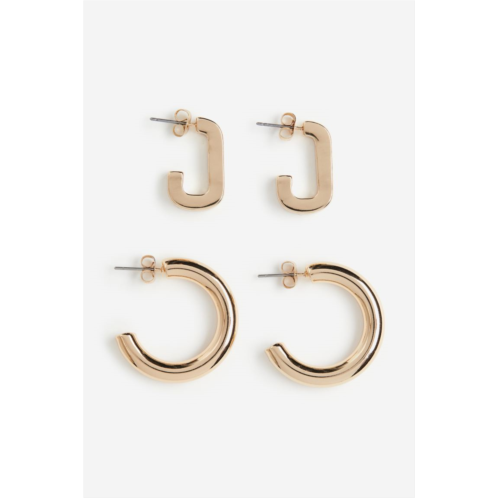 H&M 2 Pairs Hoop Earrings
