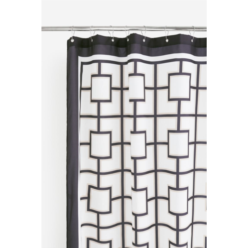 H&M Patterned Shower Curtain