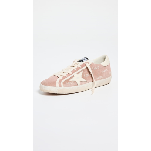 Golden Goose Super-Star Suede Upper with Embroidery Sneakers