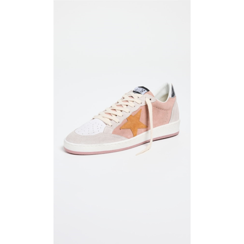 Golden Goose Ballstar Suede Upper Laminated Heel Sneakers