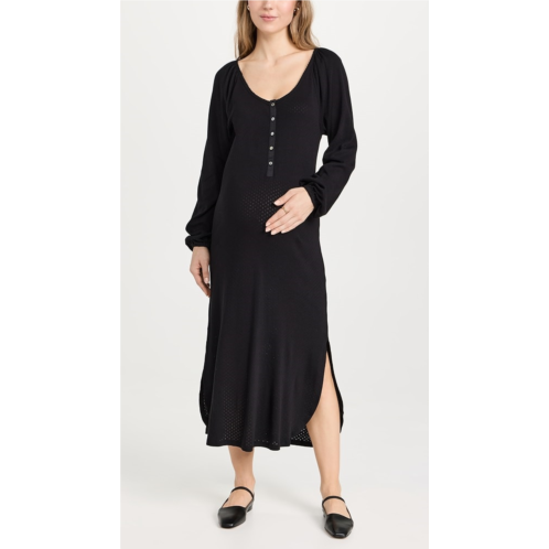 HATCH The Longsleeve Pointelle Nightgown