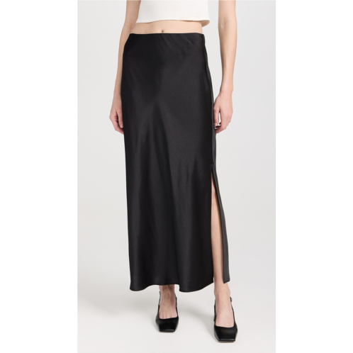 Madewell Satin Maxi Slip Skirt