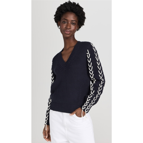 Scotch & Soda Laced Up Sleeve Pullover