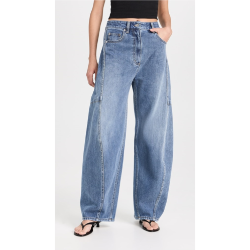 Tibi Classic Wash Denim Sid Jeans