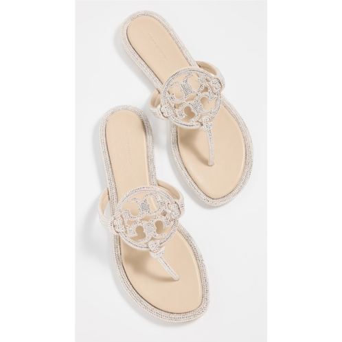 Tory Burch Miller Knotted Pave Sandals