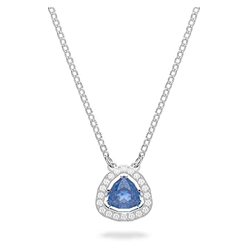 SWAROVSKI Millenia Necklace Jewelry Collection, White Crystals, Blue Crystals