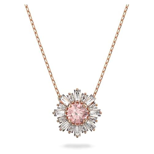 Swarovski Sunshine Jewelry Collection, Pink Crystals, Rose Gold Tone Finish