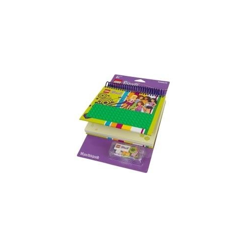 Lego Friends Notebook with Build and Decorate Cover #850595 (16 pcs)