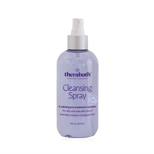 Therabath Pre-Treatment Cleansing Spray for Skin and Nails, with Oils of Lavender, Camphor, and Peppermint for Professional, Home, and Spa, Made in the USA, 8 fl. oz.