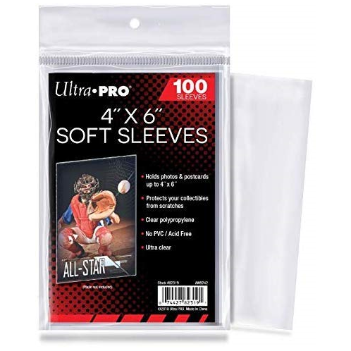 Ultra Pro 4 x 6 Soft Sleeves (100)