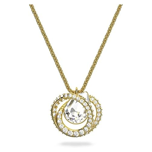 SWAROVSKI Generation Necklace, Earrings, and Bracelet Crystal Jewelry Collection, Rhodium Tone & Gold Tone Finish