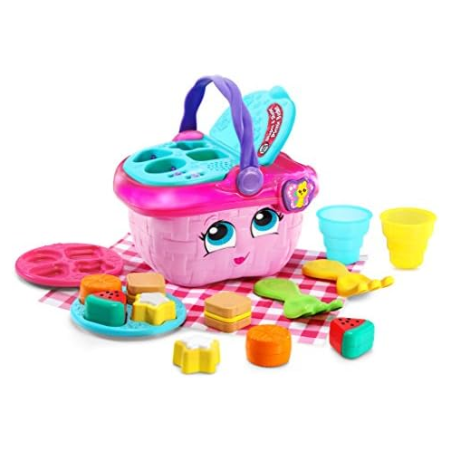 LeapFrog Shapes and Sharing Picnic Basket (Frustration Free Packaging), Pink 6.22 x 8.66 x 6.69 inches