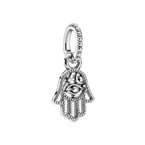 Pandora Protective Hamsa Hand Dangle Charm - Compatible Moments Bracelets - Jewelry for Women - Gift for Women in Your Life - Made with Sterling Silver