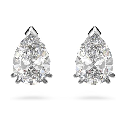 SWAROVSKI Millenia Crystal Jewelry Collection, Clear Trilliant & Pear Cut Crystals, Rhodium Tone Finish