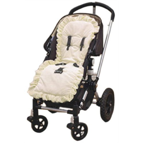Baby Doll Bedding Heavenly Soft Minky Stroller Covers, Ivory