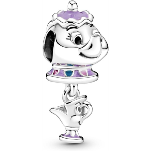 Pandora Disney, Beauty and the Beast Mrs. Potts and Chip 925 Sterling Silver Charm - 799015C01