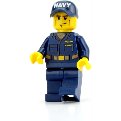 Battle Brick Collectible Navy Crew Member Custom Minifigure
