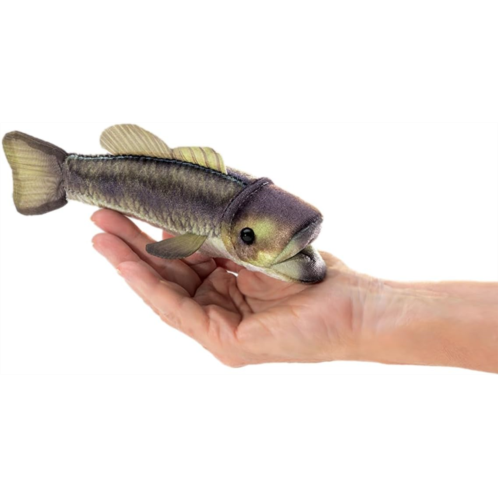 Folkmanis Mini Largemouth Bass Finger Puppet