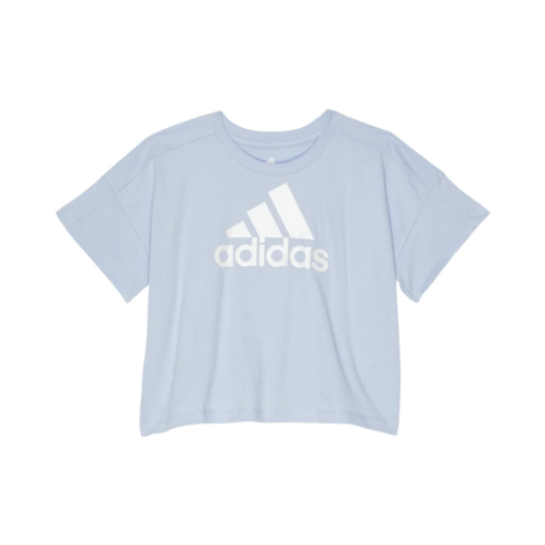 Adidas Kids Short Sleeve Loose Box Tee (Toddler/Little Kids)
