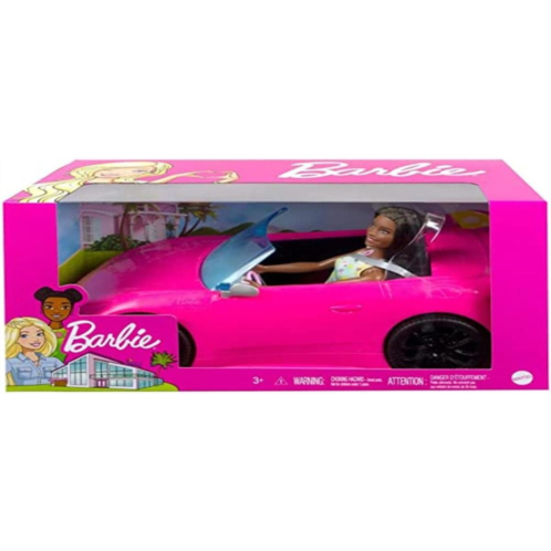 Barbie - Convertible Car and Brunette Doll