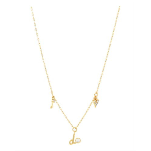 Kate Spade New York Say Yes I Do Charm Necklace
