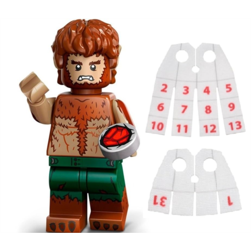 LEGO Marvel Series 2 Minifigure: Werewolf Minifigure Calendar Man Capes - Superheroes 71039