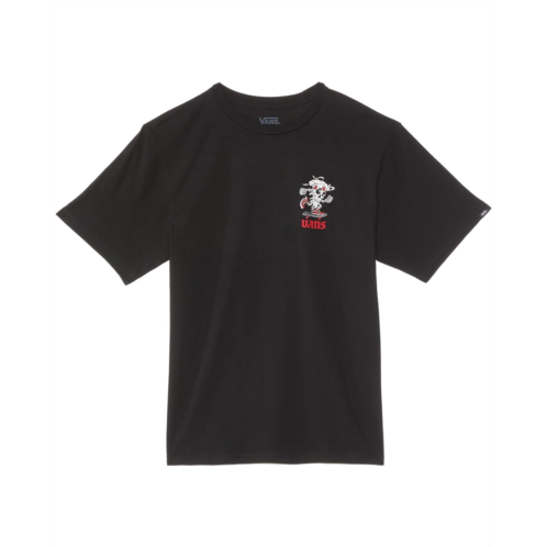 Vans Kids Pizza Skull Short Sleeve (Big Kids)