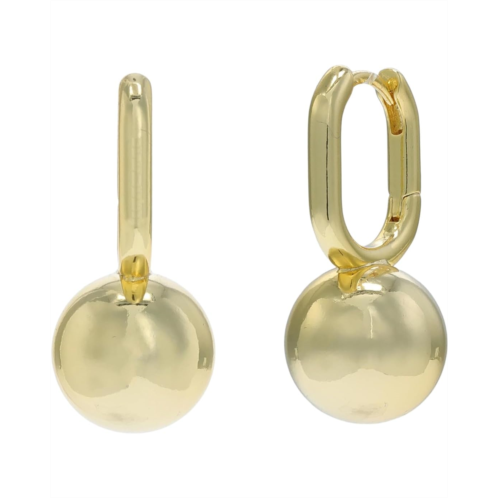 Madewell Bubble Ball Carabiner Huggie Hoop Earrings