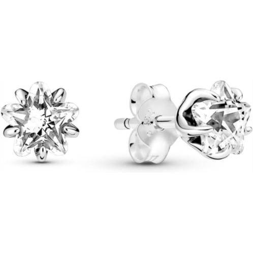 PANDORA Celestial Sparkling Star Stud Earrings - Stackable Earrings for Women - Great Gift for Her - Made with Sterling Silver & Cubic Zirconia