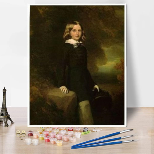 Hhydzq Paint by Numbers Kits for Adults and Kids Leopold Duke of Brabant Painting by Franz Xaver Winterhalter Arts Craft for Home Wall Decor