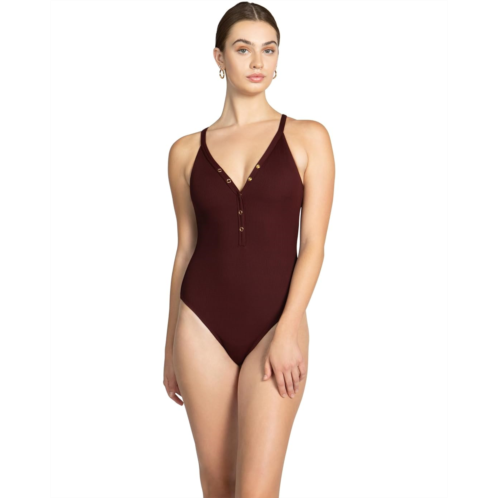 Robin Piccone Amy One-Piece Snap