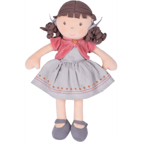 Tikiri Toys Bonikka Rose - Organic Doll with Brown Hair