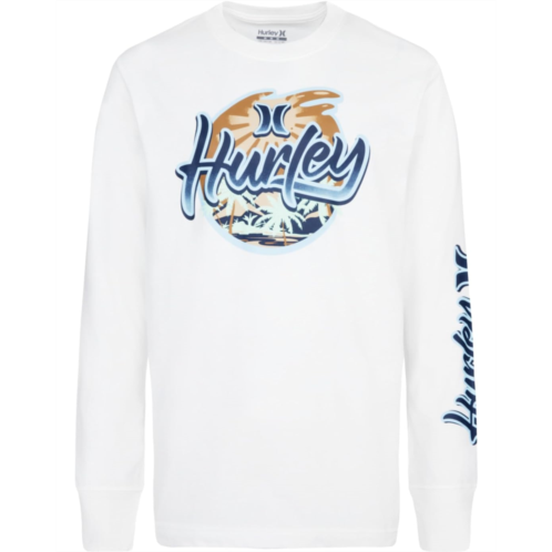 Hurley Kids Long Sleeve Oasis Graphic T-Shirt (Big Kids)