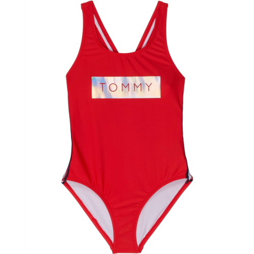 Tommy Hilfiger Kids Taping 85 One-Piece Swimsuit (Big Kids)