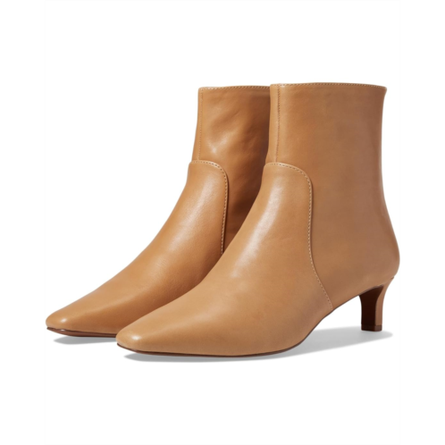 Madewell The Dimes Kitten-Heel Boot in Leather