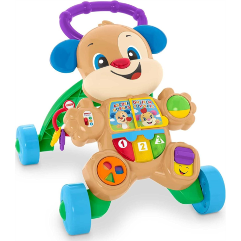 Fisher-Price Laugh & Learn Baby & Toddler Toy Smart Stages Learn With Puppy Walker, Educational Music Lights And Activities