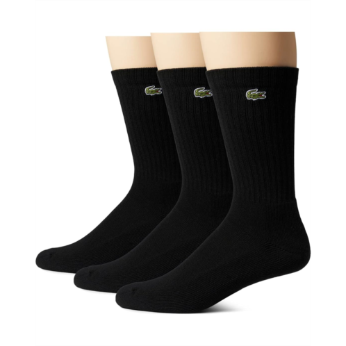 Lacoste 3-Pack Multicolor Solid Jersey Tube Socks