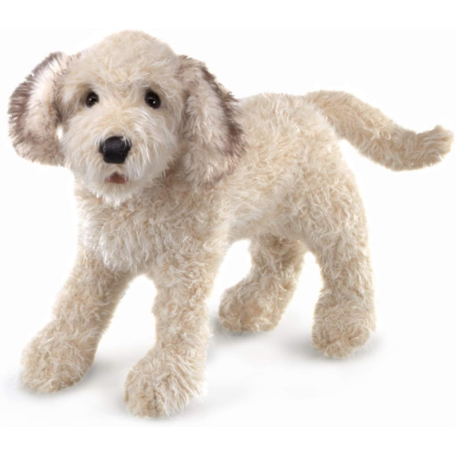Folkmanis Labradoodle Hand Puppet, One Size, Multi , White