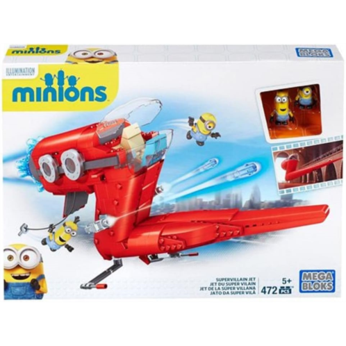 Mega Construx Minions: Mega Bloks Minion Movie Supervillain Jet