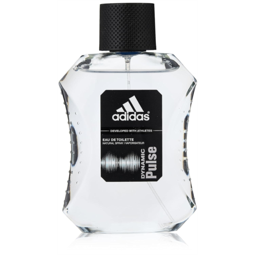 Dynamic Pulse Eau De Toilette Spray by Adidas, Developed with Athletes for Men, 3.4 Ounce