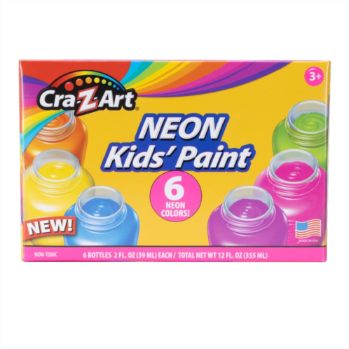 Cra-Z-Art Washable Neon Paint, 6 Count