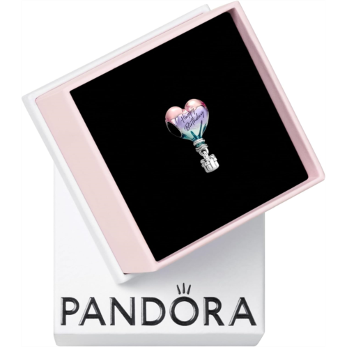 Pandora Happy Birthday Hot Air Balloon Charm Bracelet Charm Moments Bracelets - Stunning Womens Jewelry - Gift for Women - Made with Sterling Silver & Enamel, With Gift Box