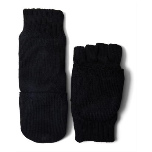 UGG Knit Flip Mitten with Leather Palm Patch