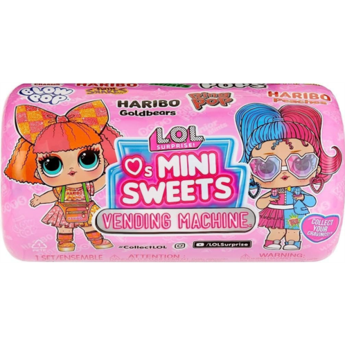 L.O.L. Surprise! Loves Mini Sweets Series 3 Vending Machine with 8 Surprises, Accessories, Vending Machine Packaging, Limited Edition Doll, Candy Theme, Collectible Doll- Great Gif