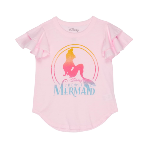 Chaser Kids Little Mermaid - Ariel Flutter Sleeve Shirttail Tee (Little Kids/Big Kids)