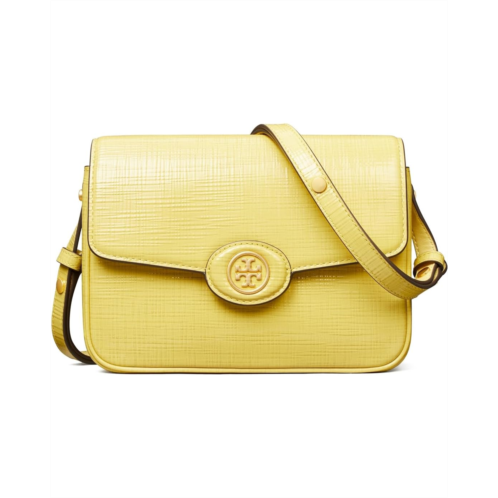 Tory Burch Robinson Crosshatched Convertible Shoulder Bag