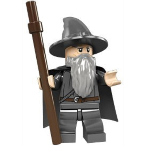 LEGO The Lord of The Rings: Gandalf The Grey Mini Figure with Grey Cap